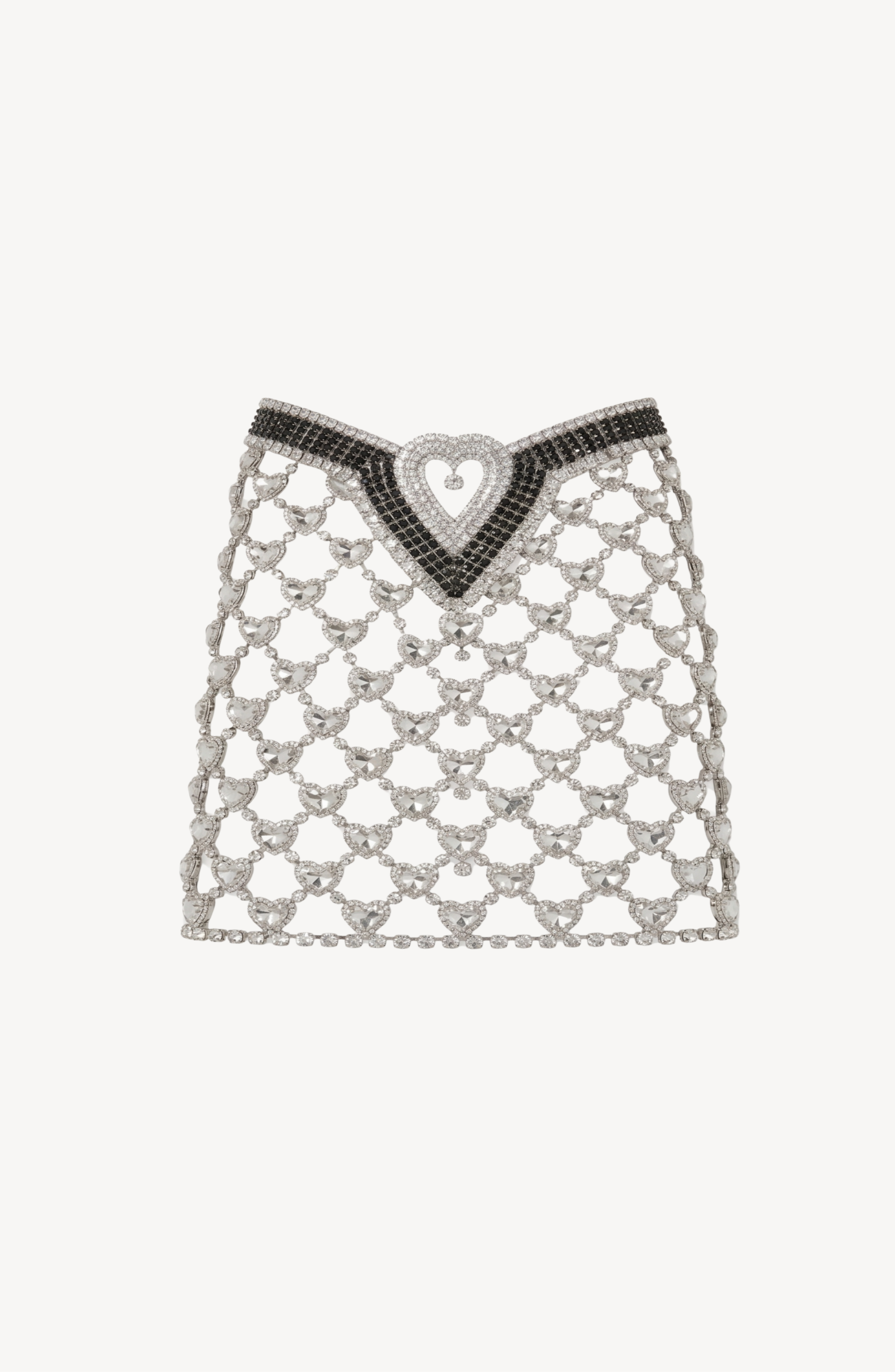 LOULOU Young Hearts Mesh Skirt - photo 1