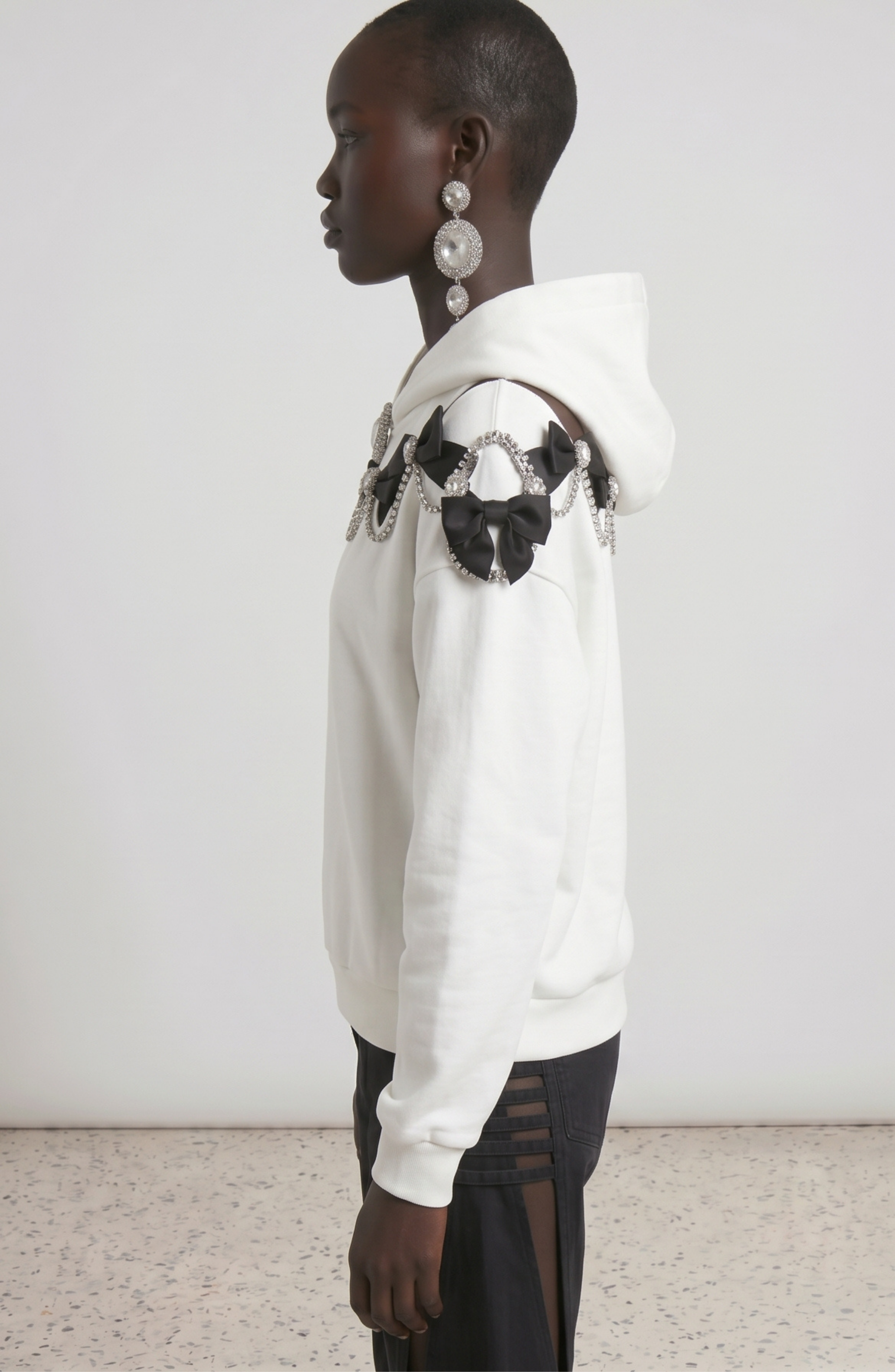 LOULOU Tie Me Closer Hoodie - photo 3