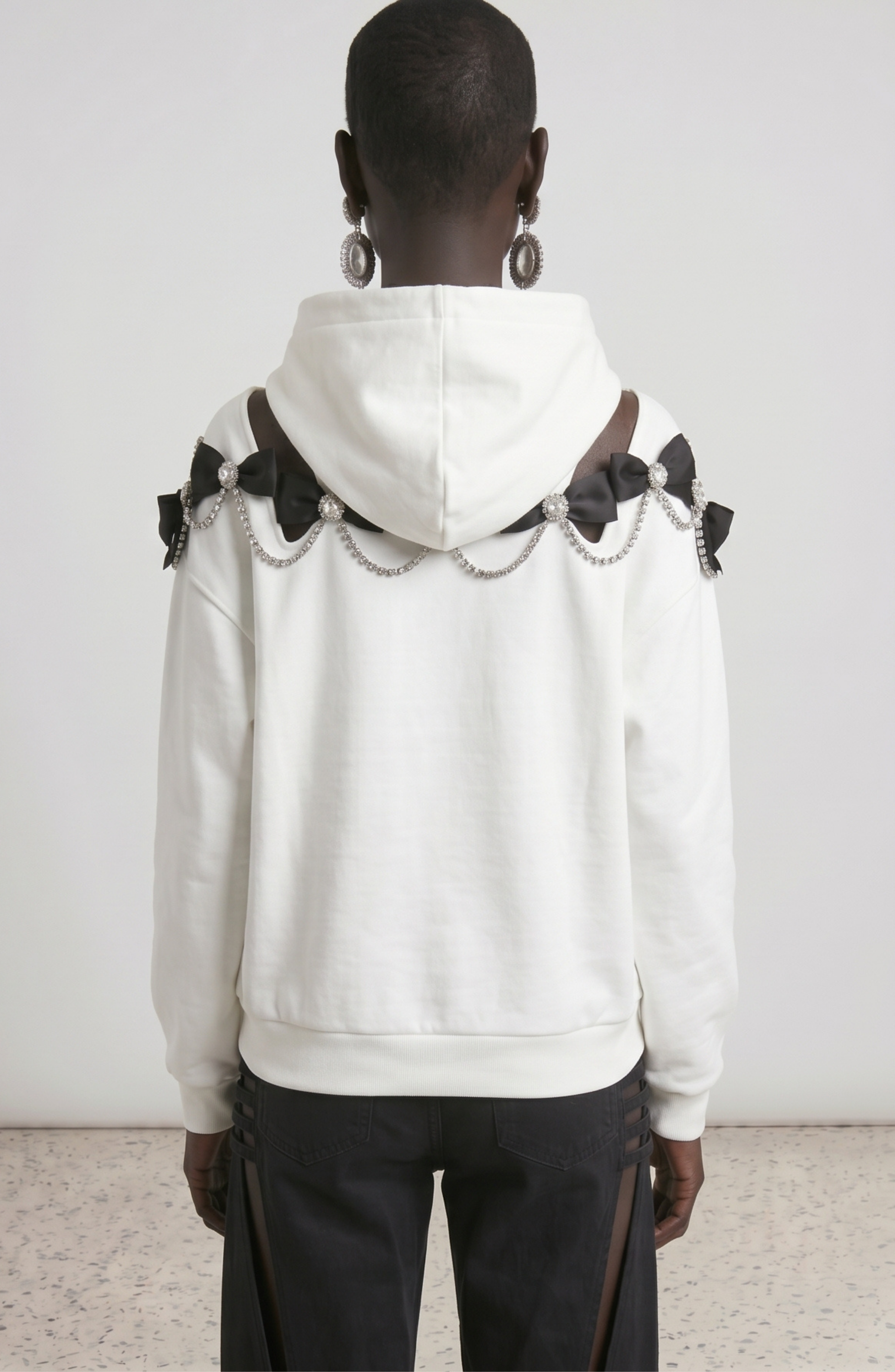 LOULOU Tie Me Closer Hoodie - photo 4