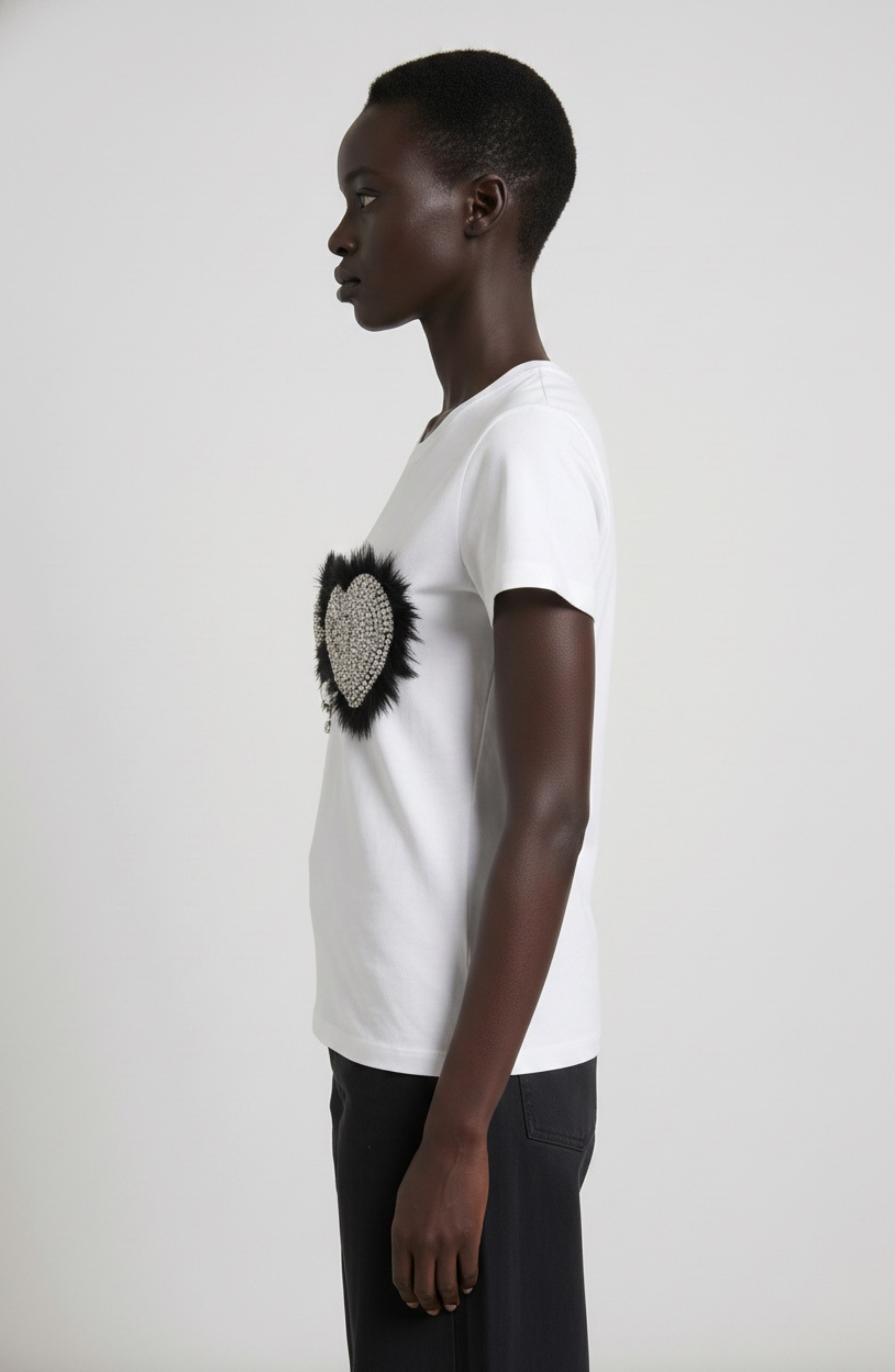 LOULOU Soft Heart T-Shirt - photo 3