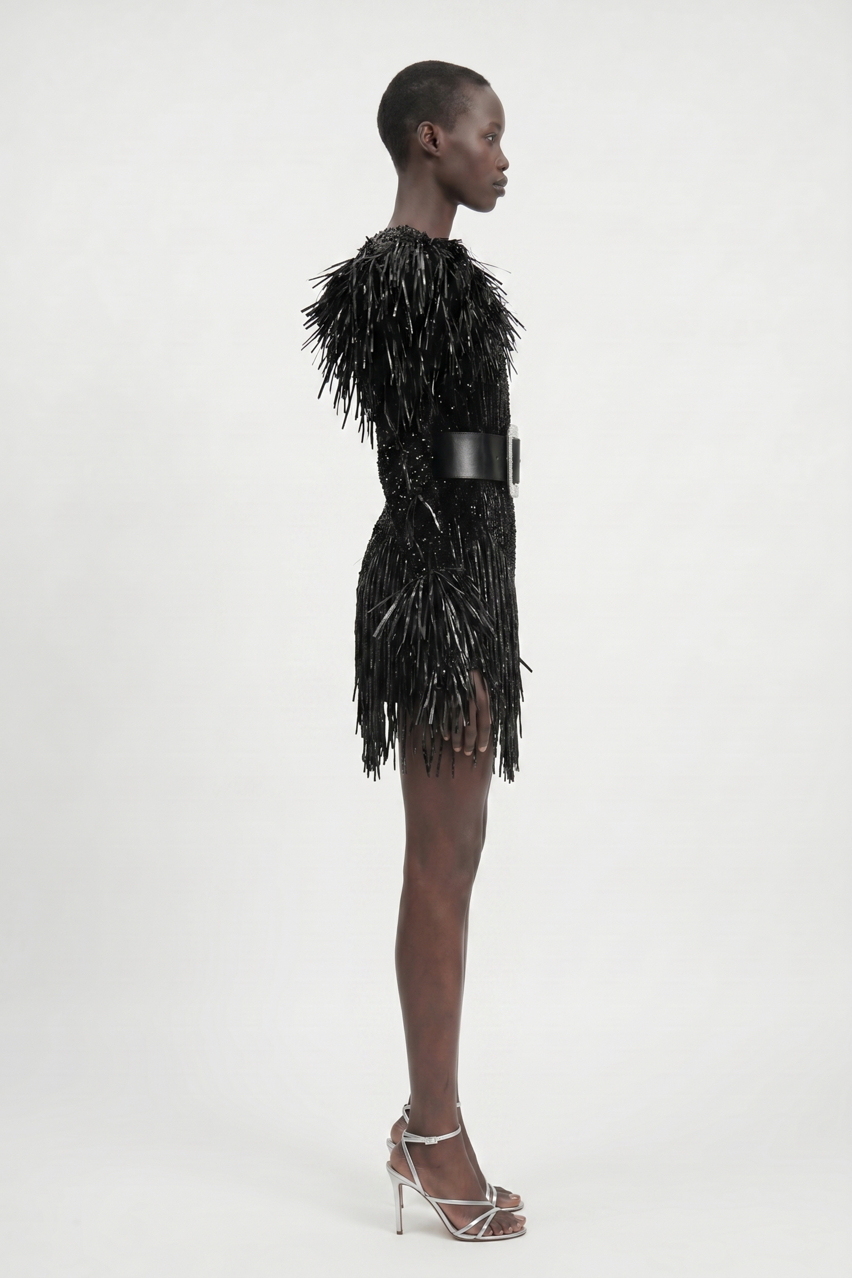 LOULOU Raffia Fringe Mini Dress - photo 4