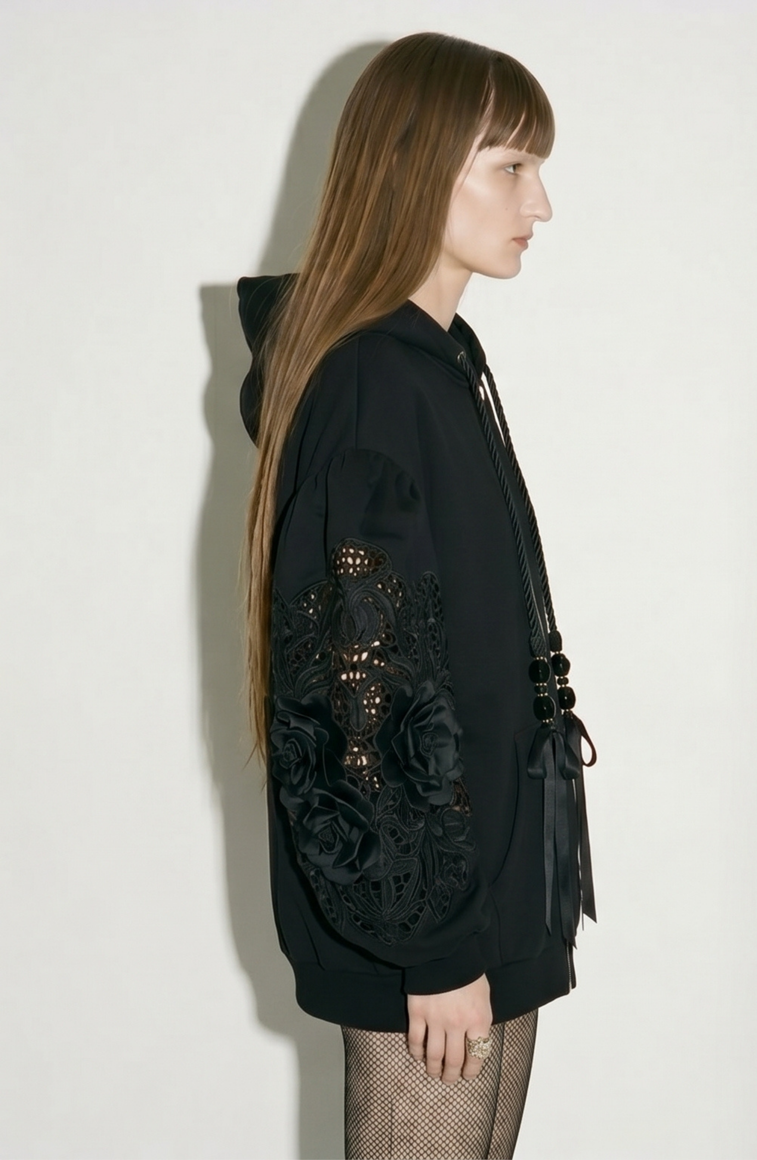 LOULOU Midnight Rose Hoodie - photo 3