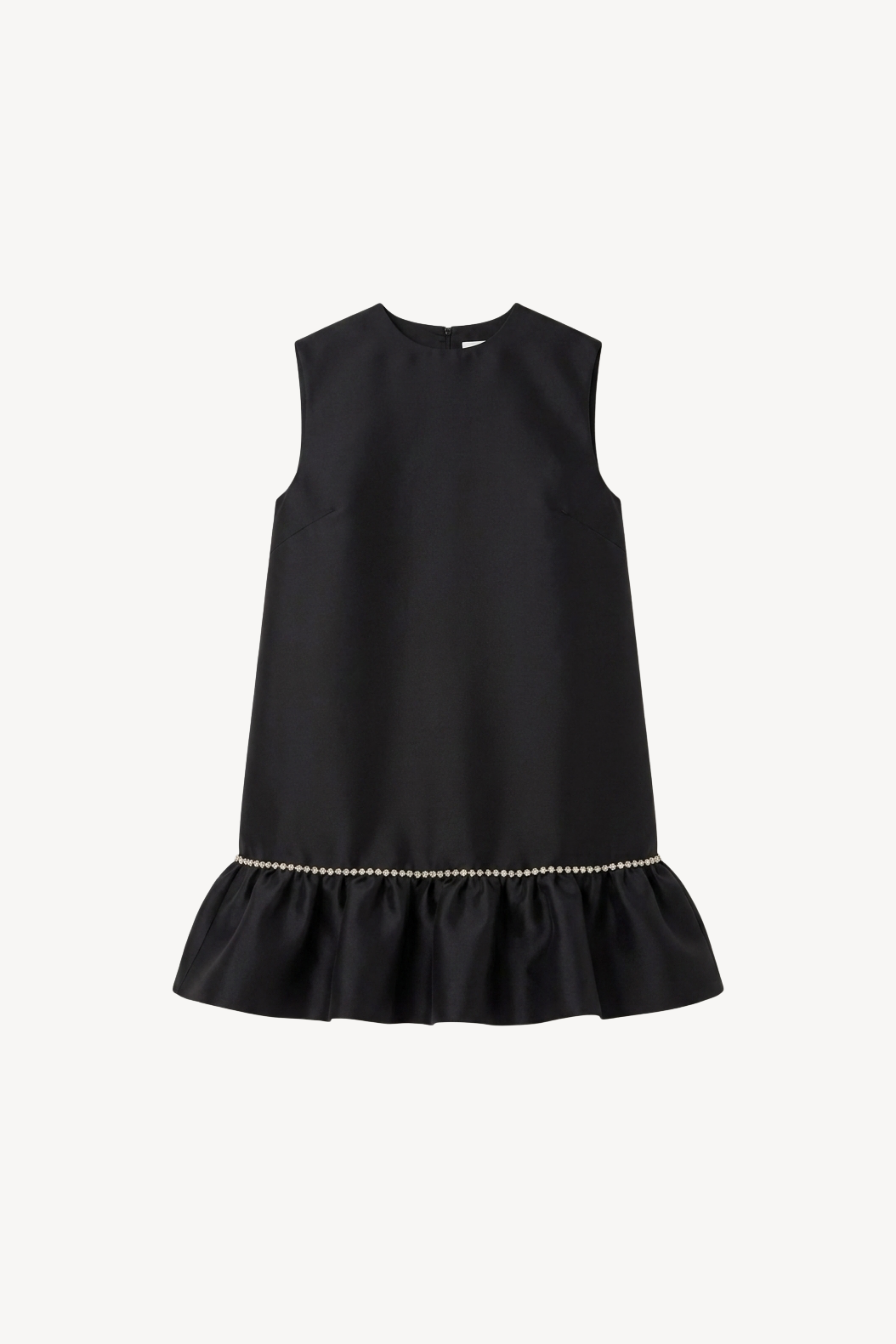 Crystal Trim Mini Dress