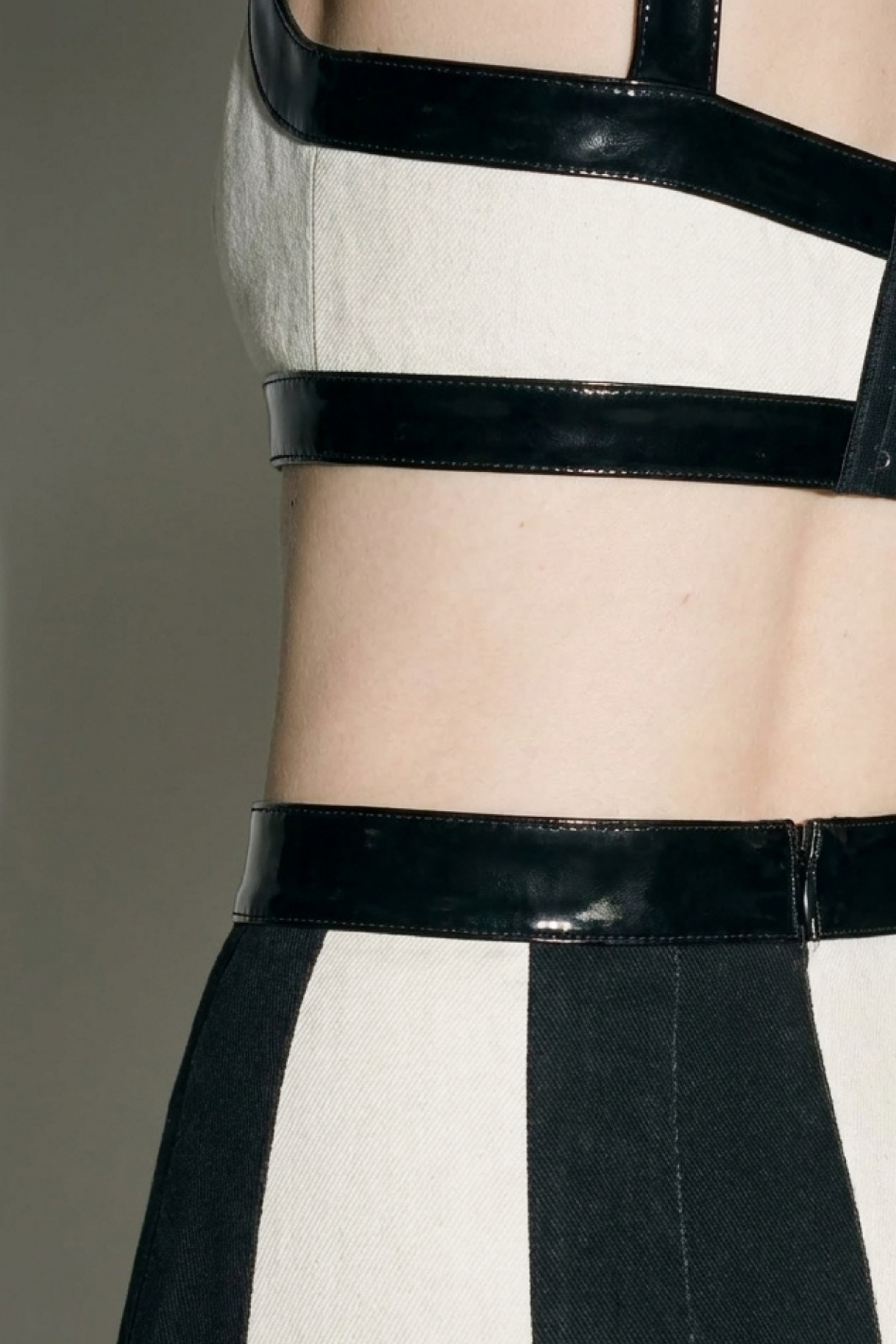 Patent Trim Bralette
