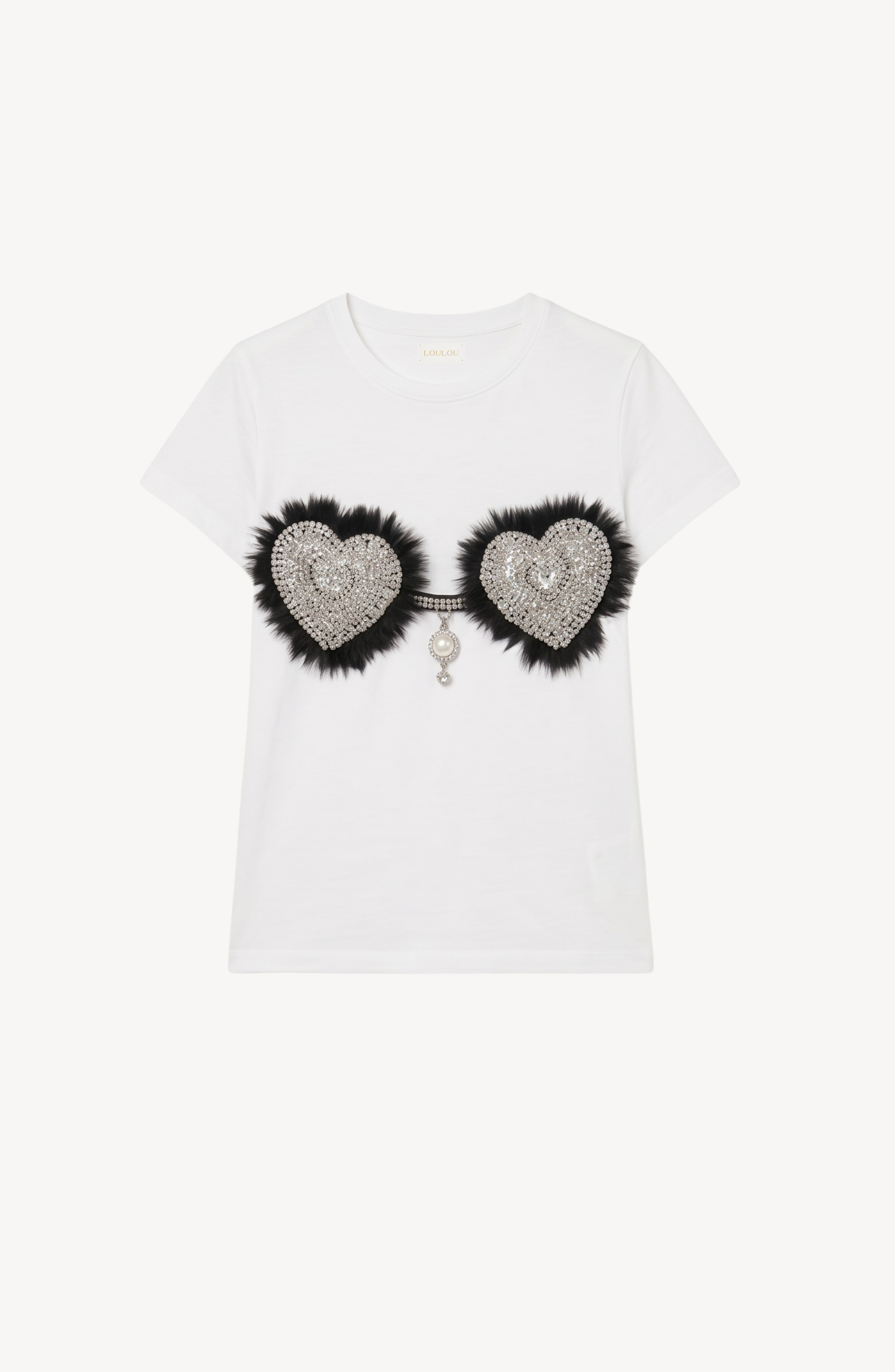 LOULOU Soft Heart T-Shirt - photo 1