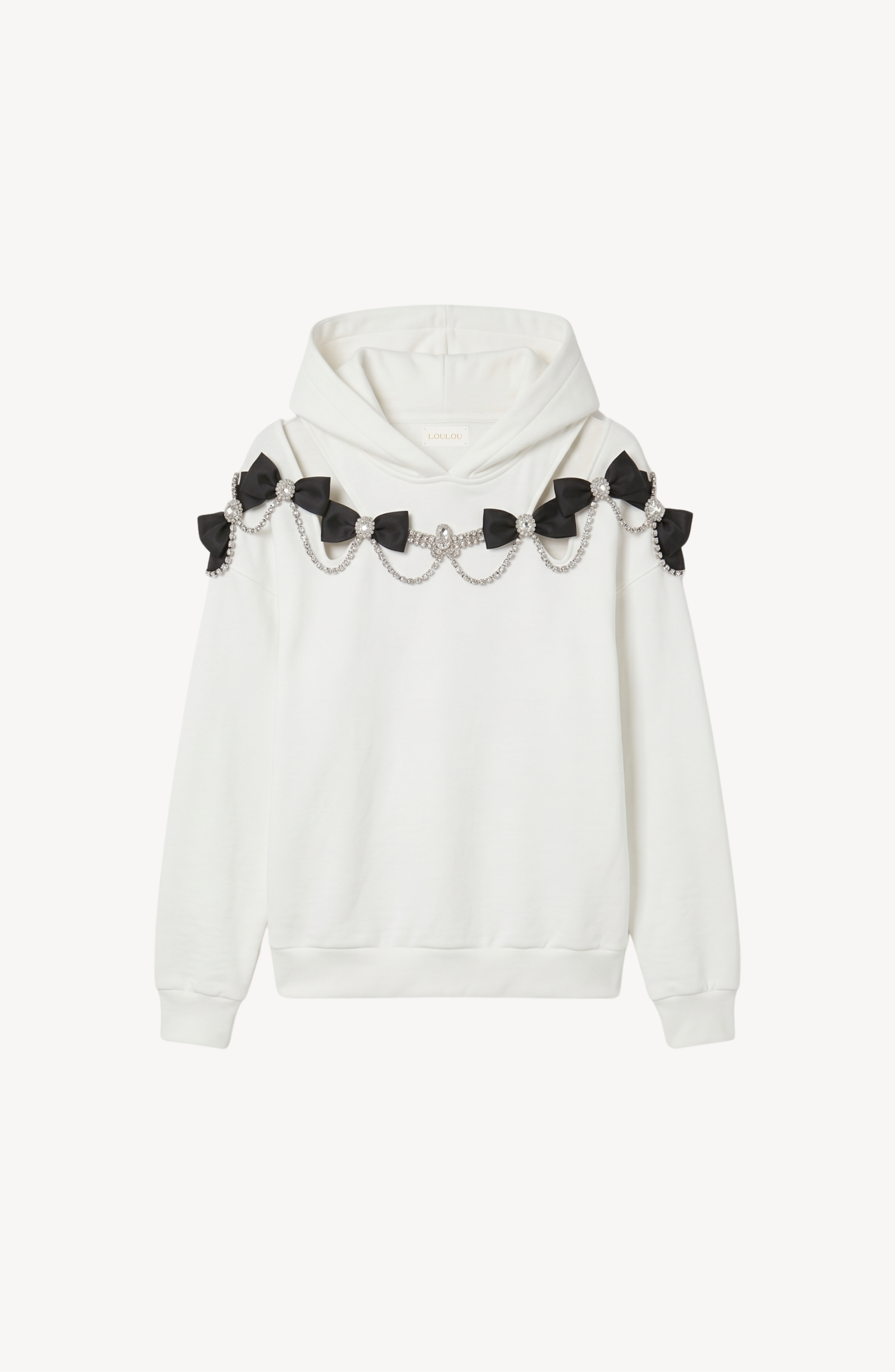 LOULOU Tie Me Closer Hoodie - photo 1