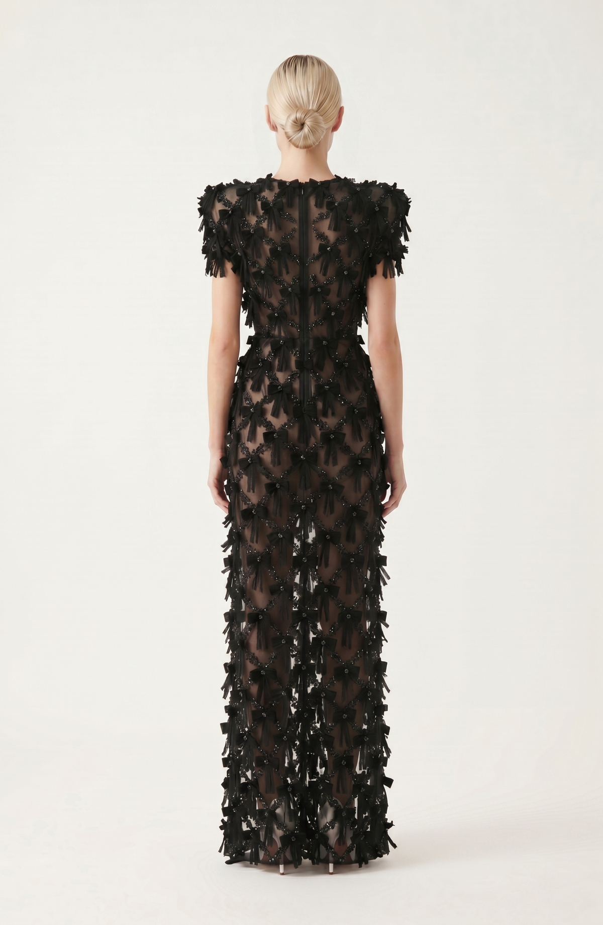 LOULOU Black Bow Maxi Dress - photo 4