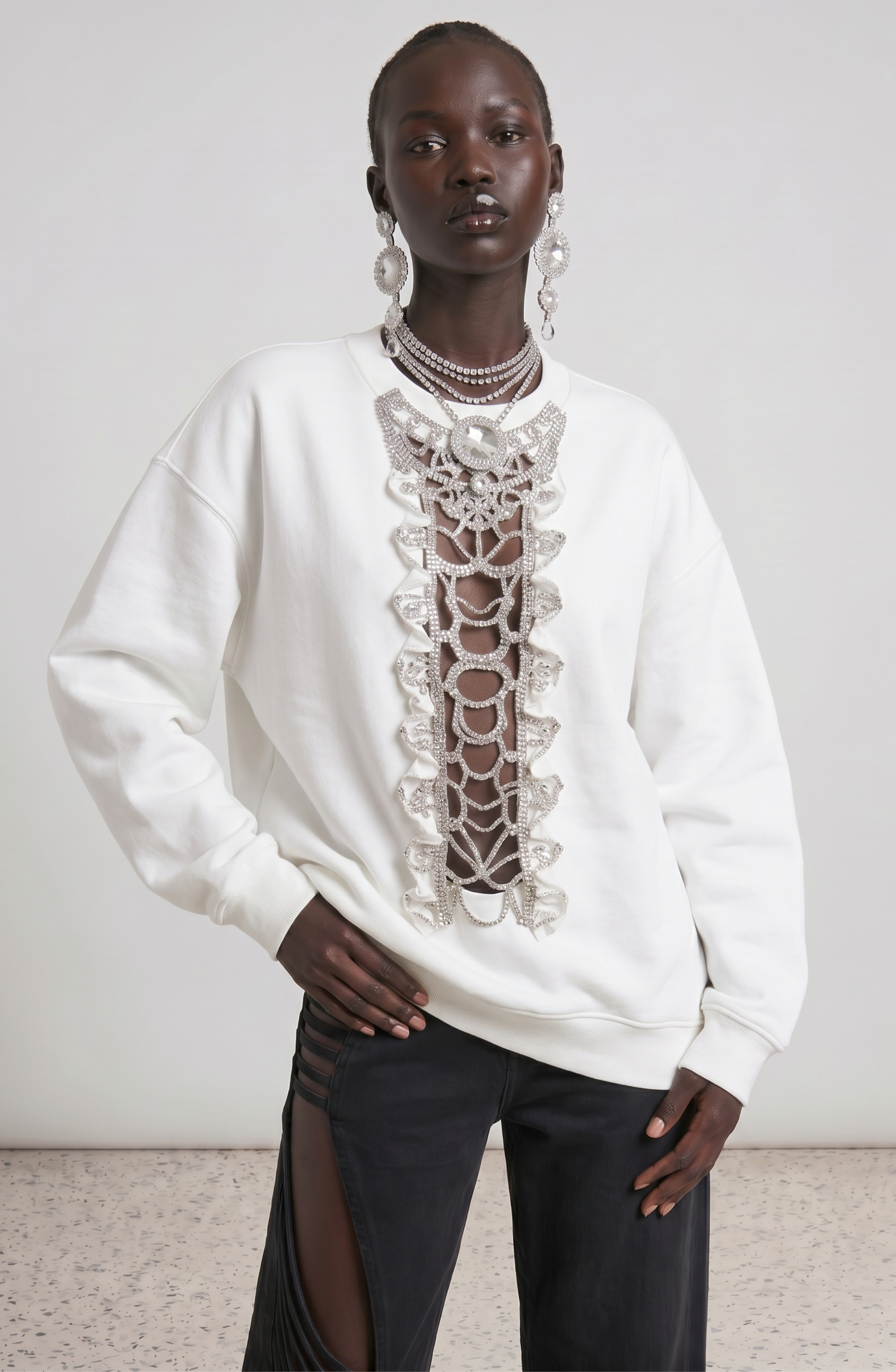 LOULOU Sunday Morning Sweatshirt - photo 2