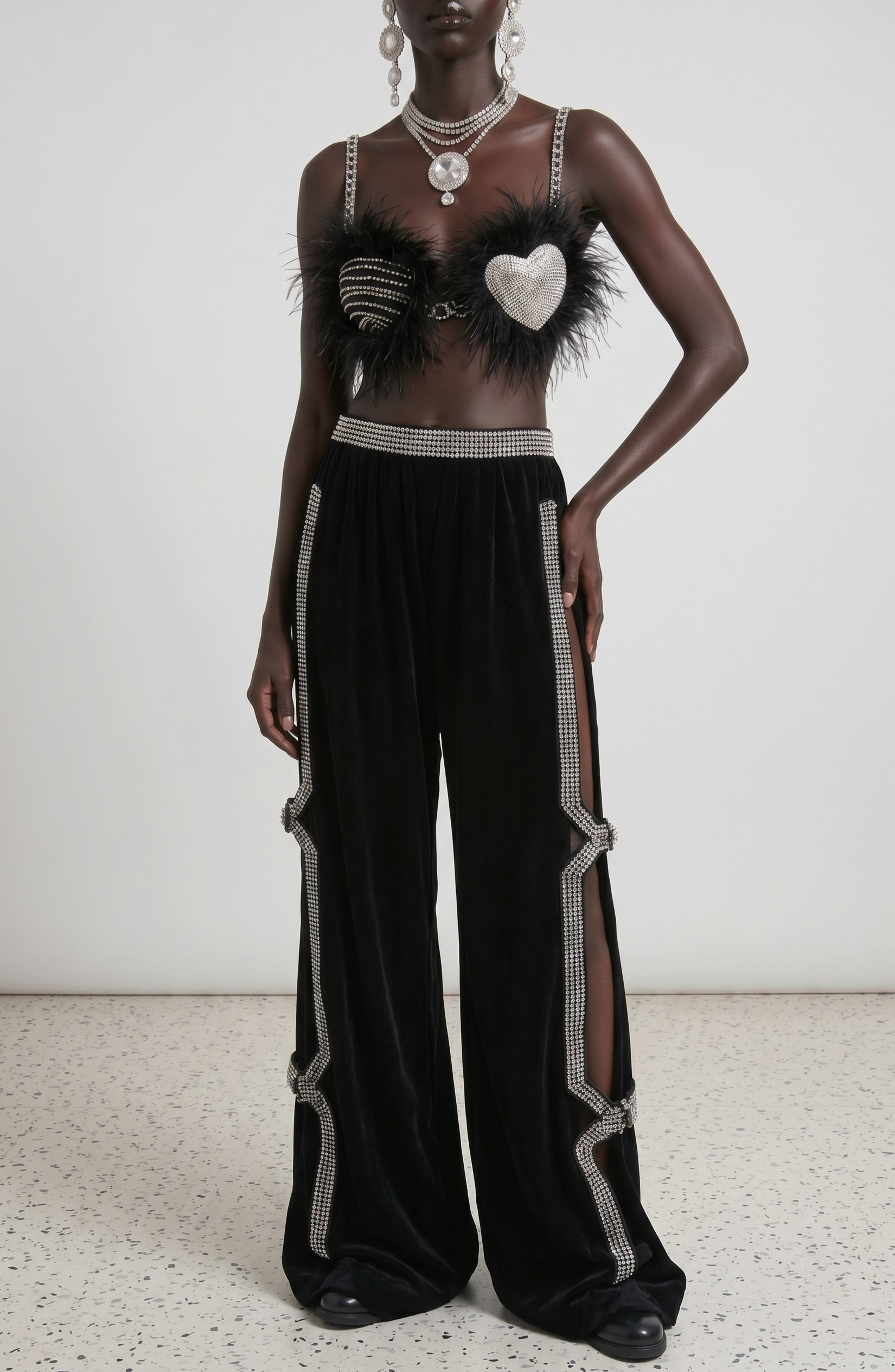 LOULOU Soft Chaos Track Pants - photo 2