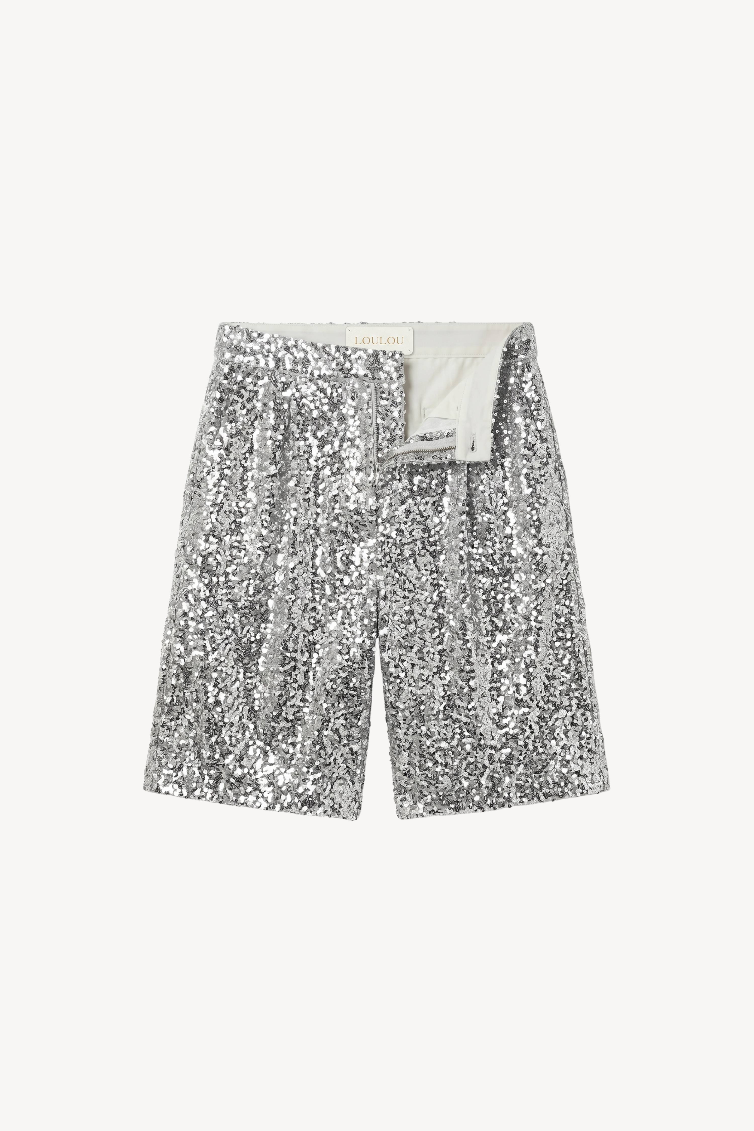 Sequin Bermuda Shorts