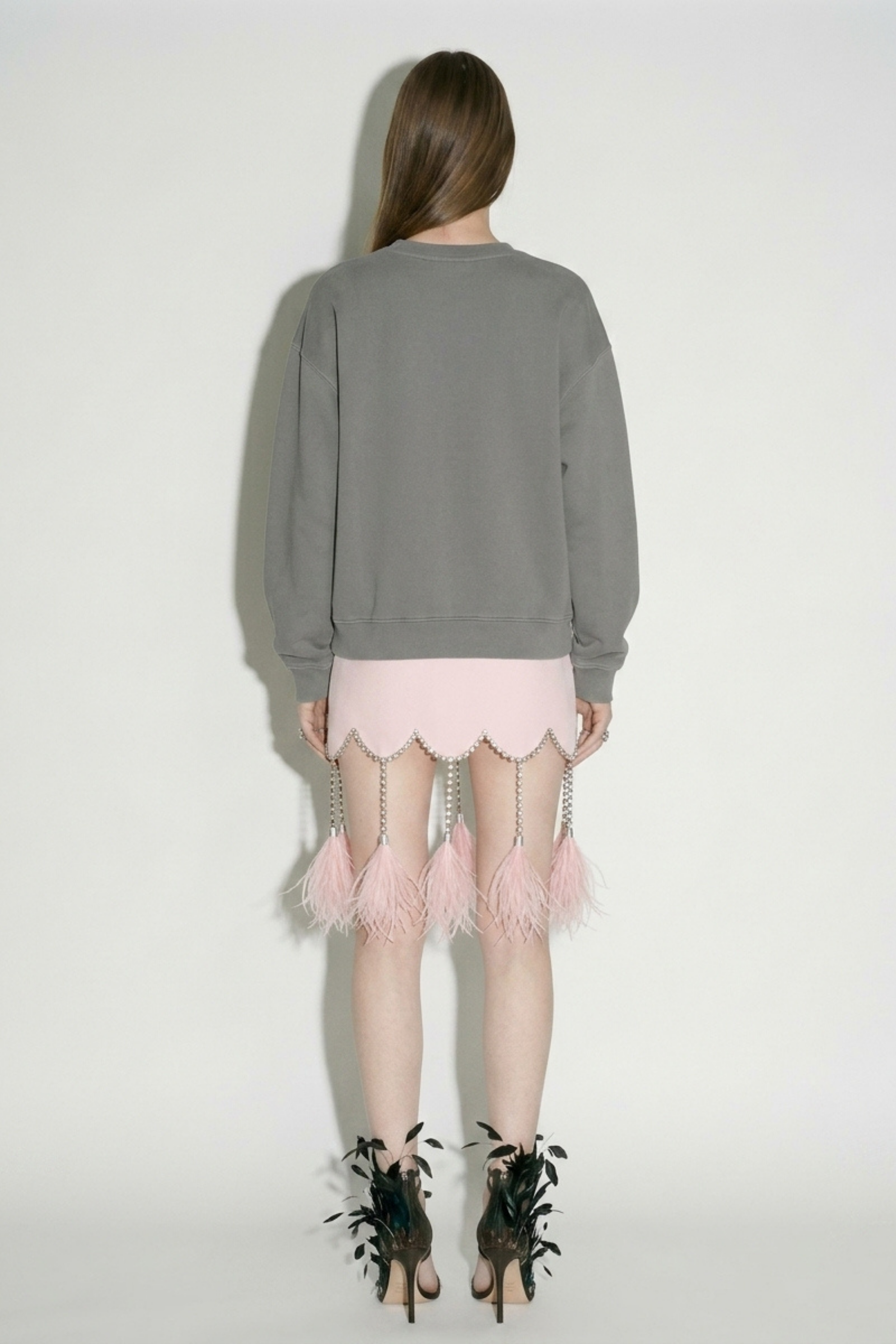 Feather Charm Mini Skirt
