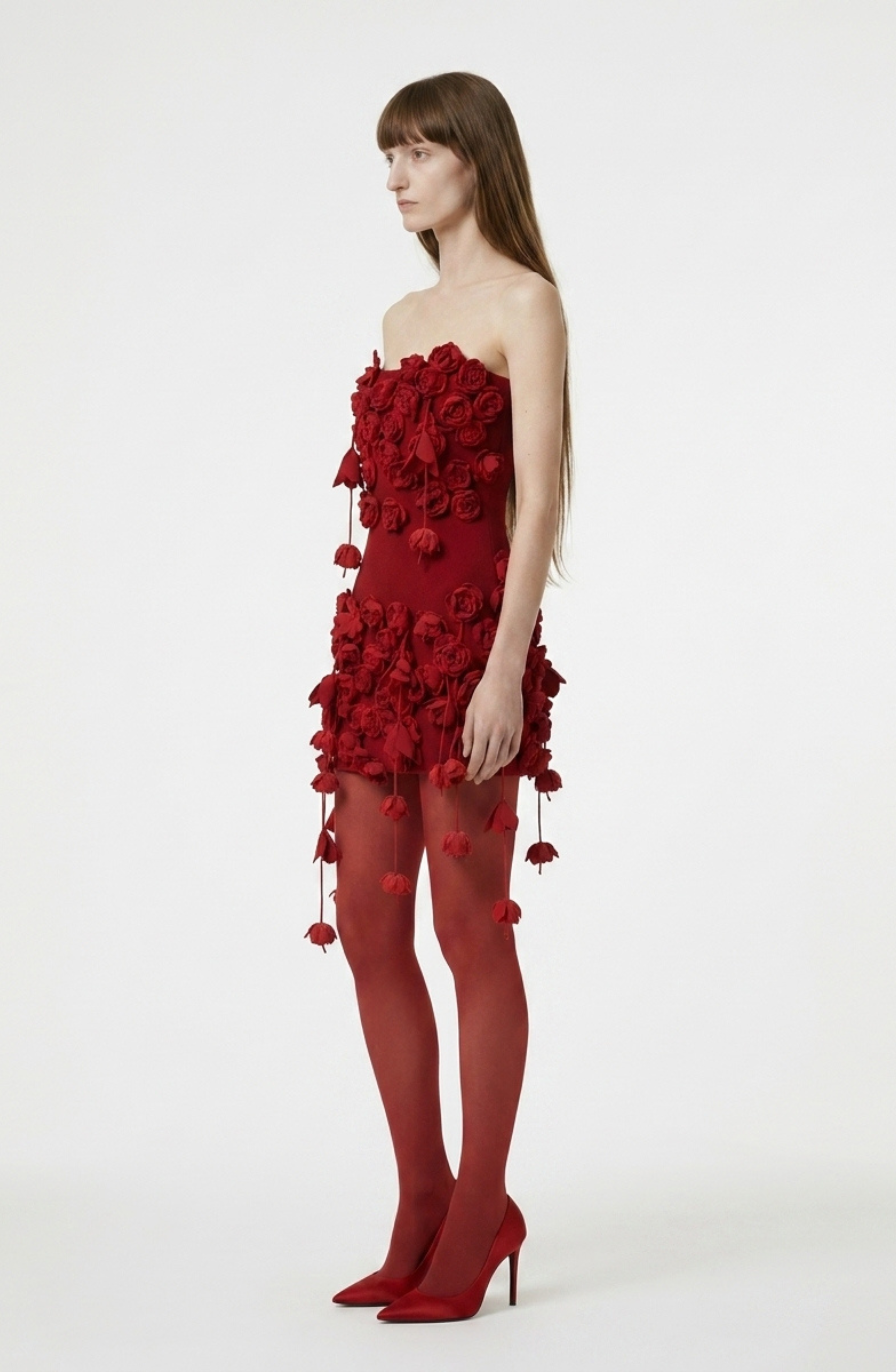 Red Rose Mini Dress