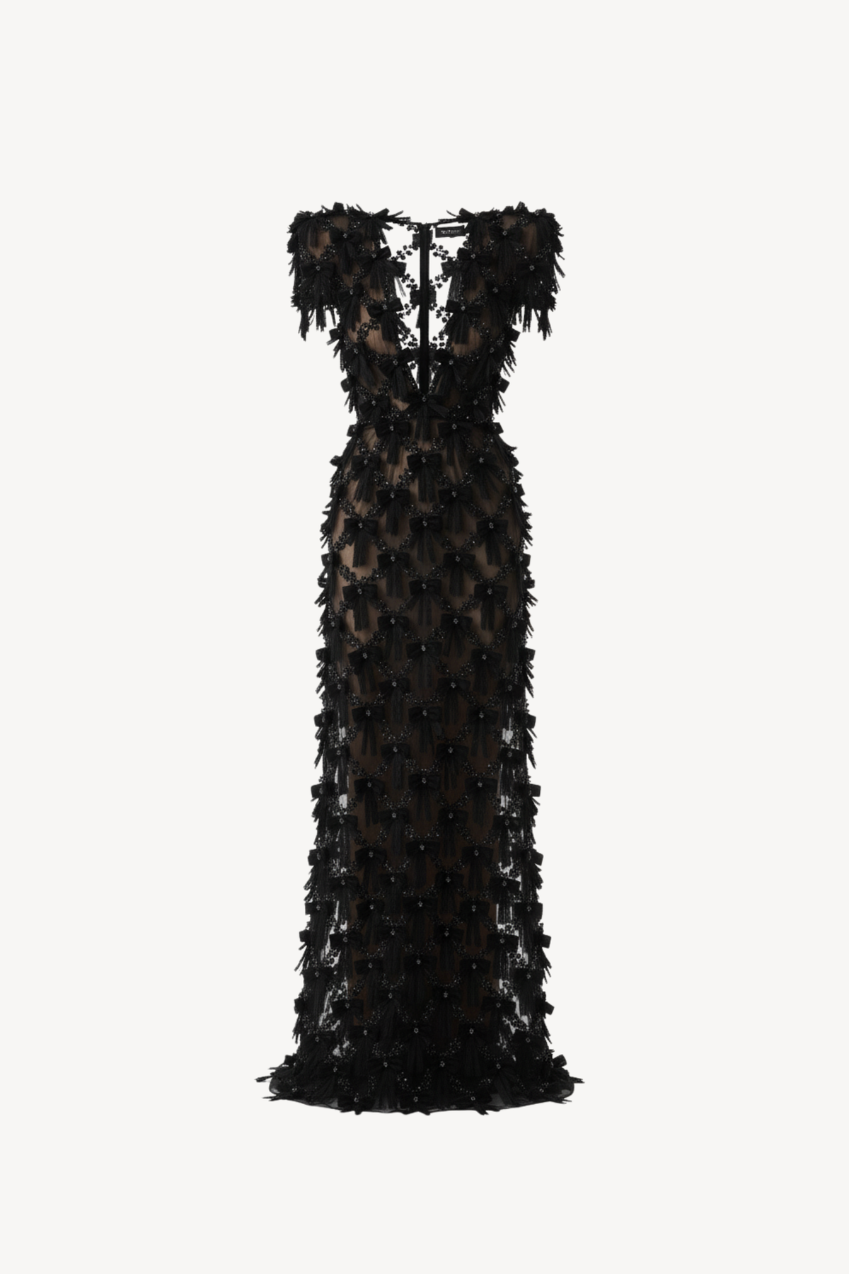 LOULOU Black Bow Maxi Dress - photo 1
