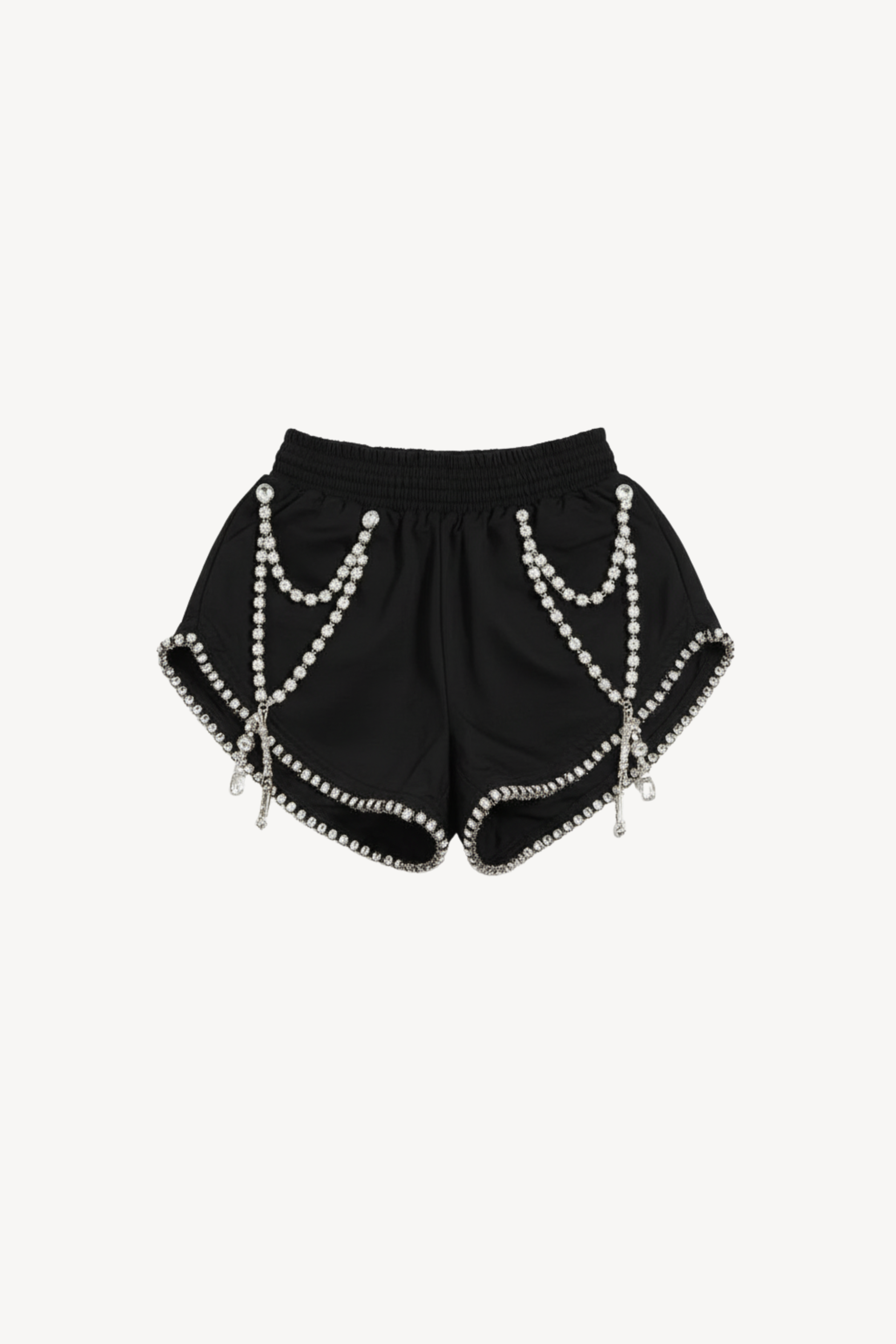 LOULOU Crystal-Trim Shorts - photo 1